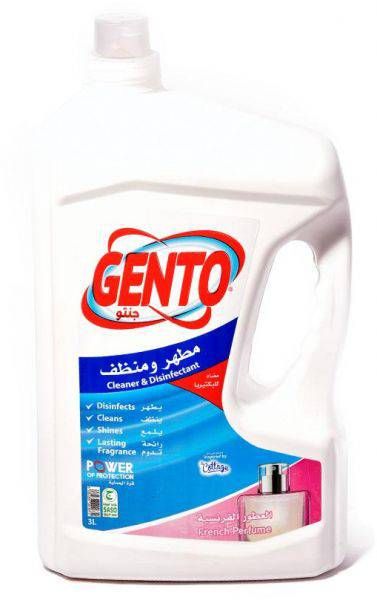 Picture of كرتون مطهر جنتو 3 لتر عطور فرنسيه 6 حبه