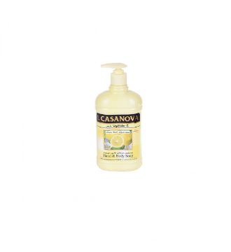 صورة كرتون صابون يد كازانوفا 250ملي ليمون 12 حبه