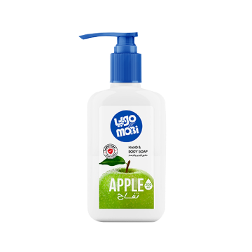 صورة كرتون موبي يد 300 مل تفاح 12 حبه