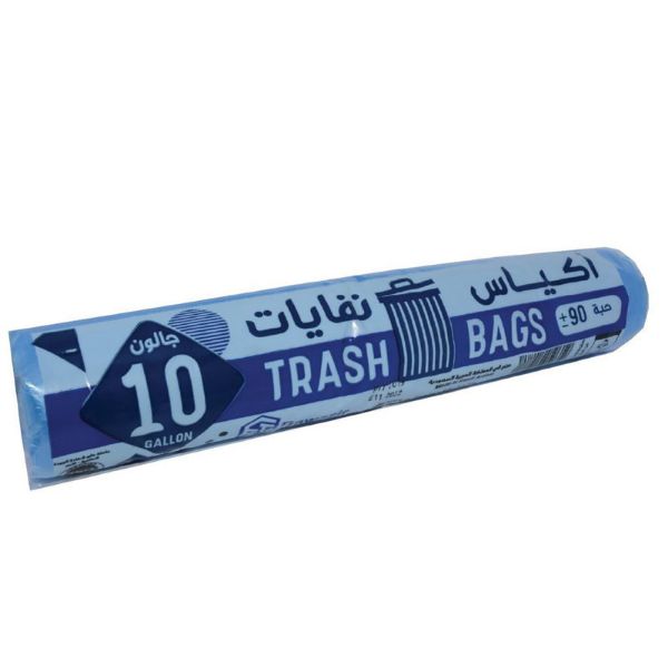 Picture of شوال زباله رول قلعه10جالون ازرق 10 حبه