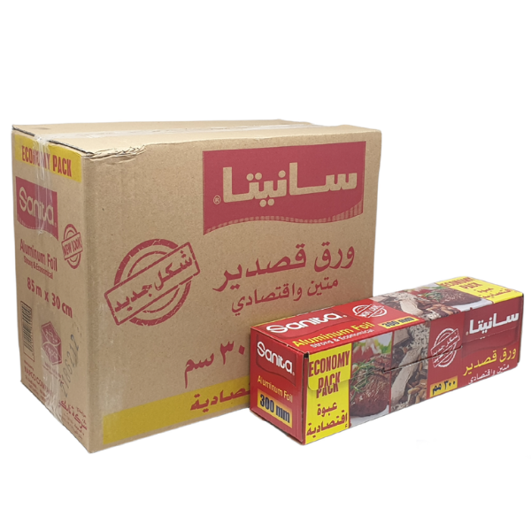 Picture of كرتون قصدير سانيتا مندي ازرق30*150متر 6 حبه