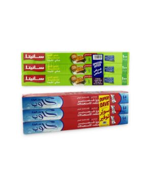 صورة كرتون قصدير سانيتا احمر30*85 شد6 6 حبه