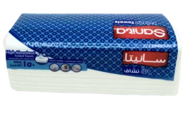 Picture of كرتون مناديل سانيتا سوبر تاول150*24 24 حبه