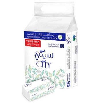 صورة كرتون مناديل سيتي فلة 5*10 5 حبه