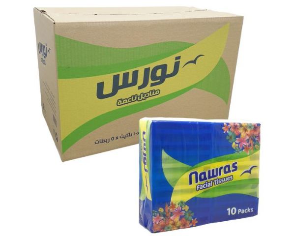 Picture of كرتون مناديل نورس فلة 5*10 5 حبه