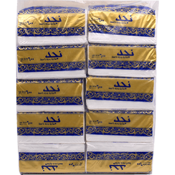 صورة كرتون مناديل نجد + زهره 600 منديل 4 حبه