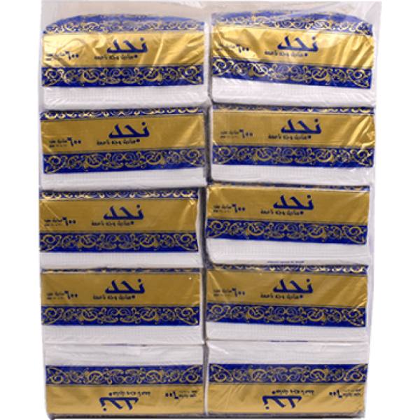 Picture of كرتون مناديل نجد + زهره 600 منديل 4 حبه