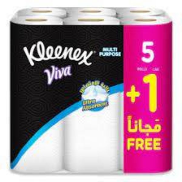 Picture of شوال مناديل مطبخ كلينكس فيفا 5+1مجانا 4 حبه