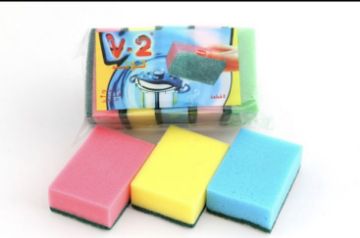 صورة كرتون اسفنج متعدد الاغراض 10في تو ملون 20 حبه