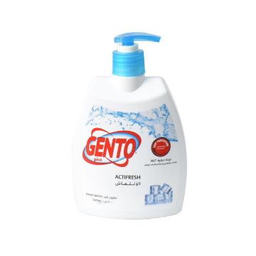 صورة كرتون جنتو يد 500 مل ازرق انتعاش 12 حبه