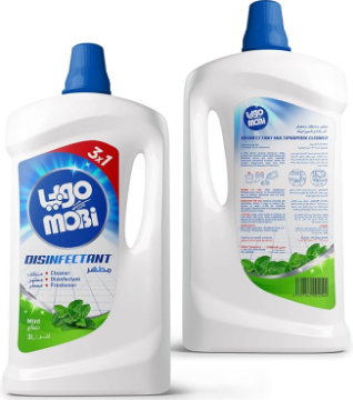 صورة كرتون مطهر موبي 3 لتر نعناع 4 حبه