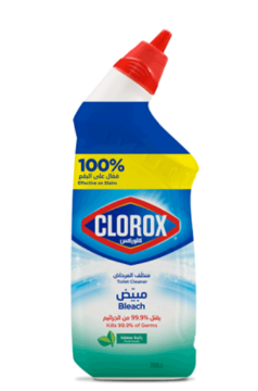صورة كرتون كلوركس مرحاض  اخضر رائحه منعشه مزيل بقع  709 ملي
