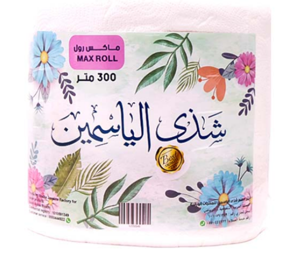 Picture of شوال مناديل ماكسي رول شذى الياسمين 350 شد 6 1 حبه