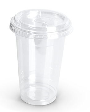 صورة كرتون كاس شفاف 16اونص مع مصاص 14حبه شيل باك 25 حبه