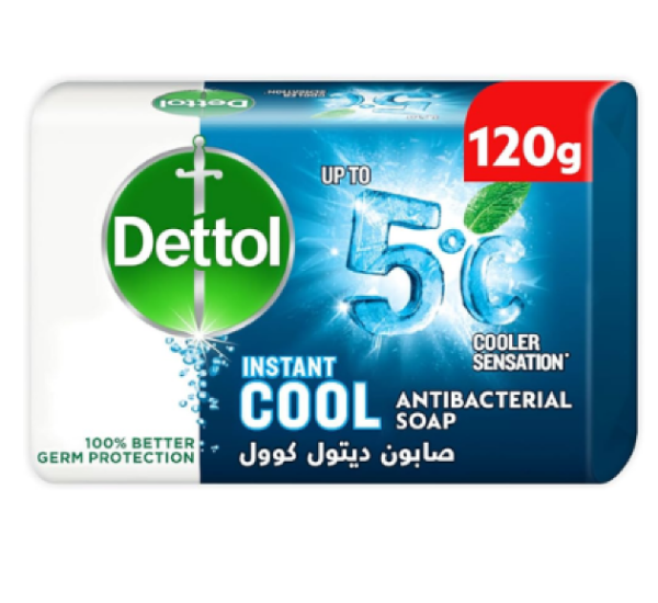 Picture of كرتون صابون ديتول قالب 120ج كول الازرق 72 حبه