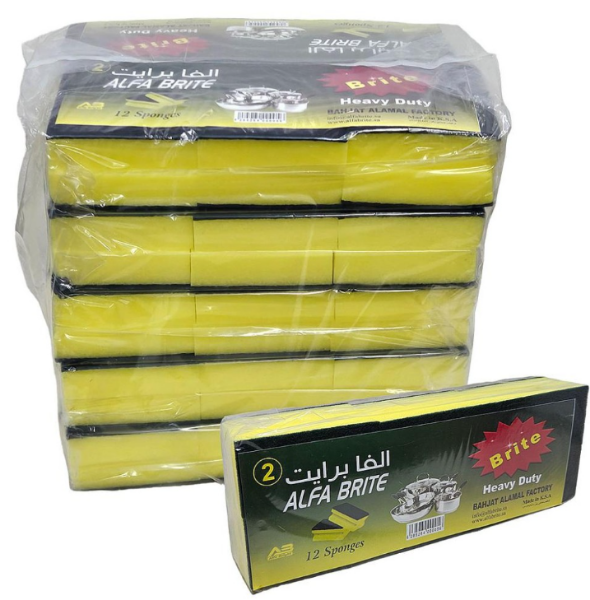 Picture of شوال اسفنج الفا برايت وجهين 10*12 جديد 120 حبه