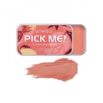 صورة او تو او بلاشر كريمي للشفاه والخدود والعين 02 وينك  10 جم